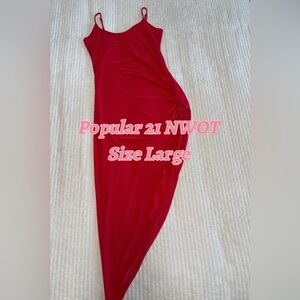 Red dress L NWT